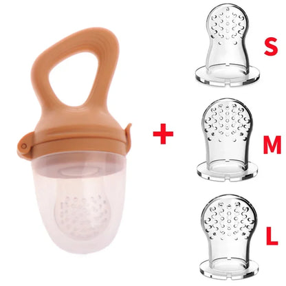 5 in 1 Baby Fruit Feeder with Nipple Set