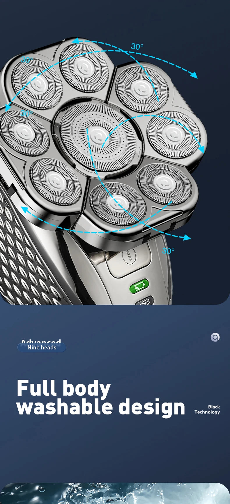 4D Head Shavers for Bald Men