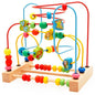 Montessori  Wooden Roller Coaster Bead Maze Abacus