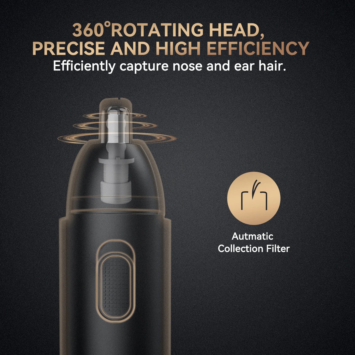 MAXGROOM Nose Hair Trimmer