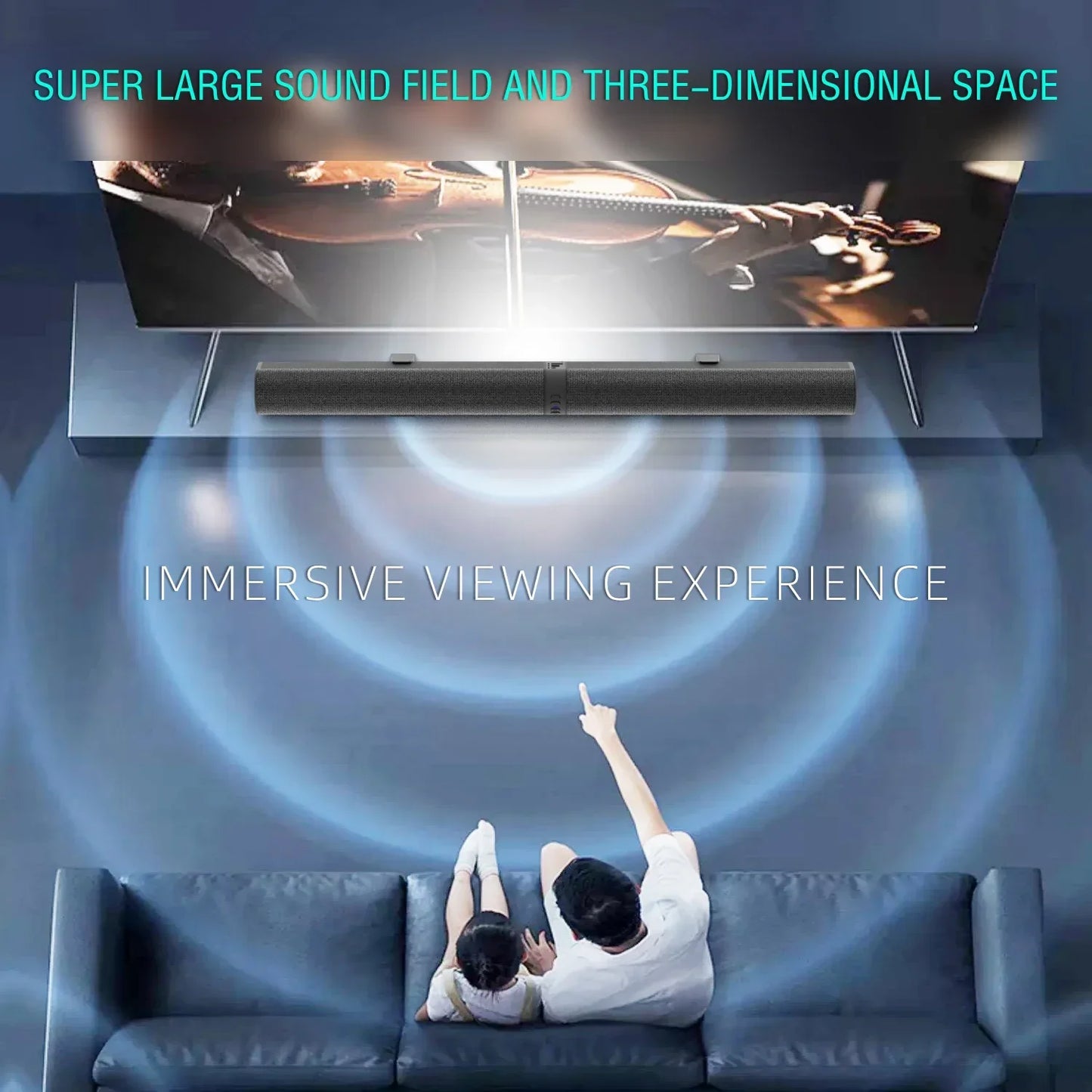 FM Soundbar TV Bluetooth Speakers