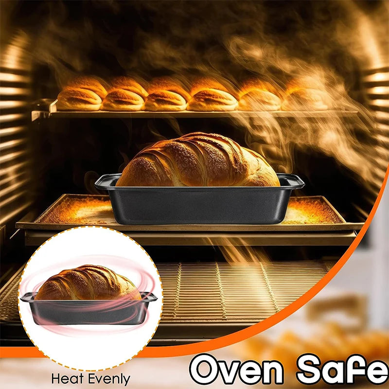 LMETJMA Nonstick Baking Bread Loaf Pan