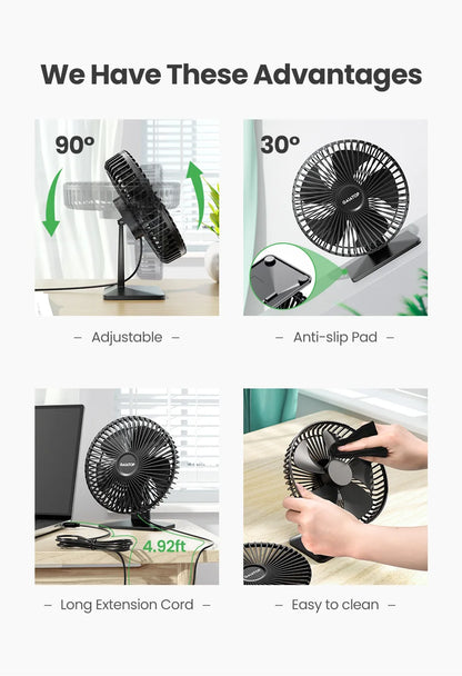 GAIATOP Desk Fan