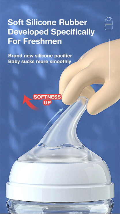 MAMIJOY Anti-Choke Baby Bottle Newborn Glass Bottles