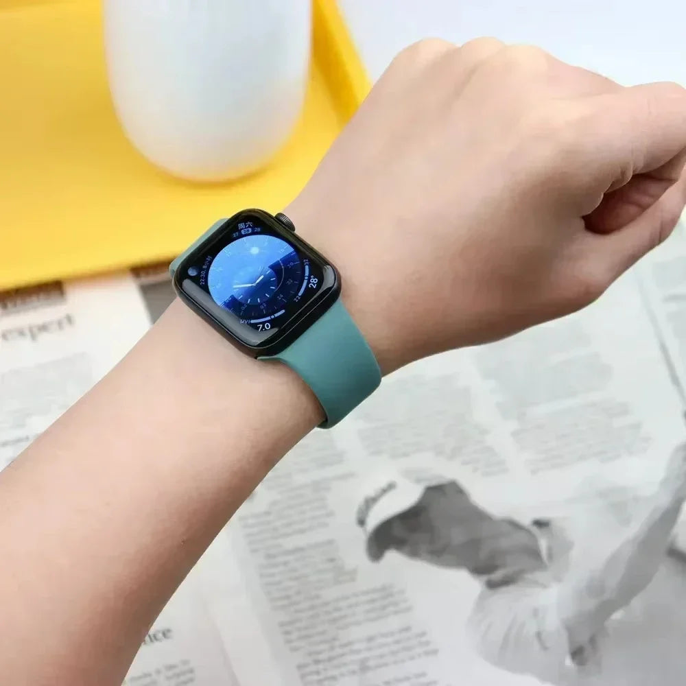 Original Silicone Strap For Apple Watch