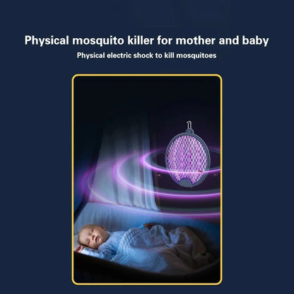 Upgraded 4 In 1 Electric Mosquito  Swatter