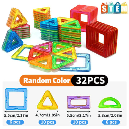 Magnetic Building Blocks DIY Magnets Toys