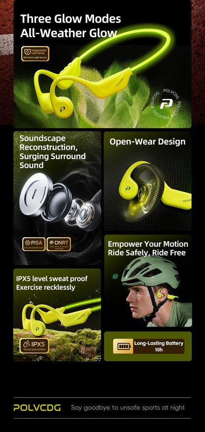 POLVCDG X1pro Bone Conduction Earphones