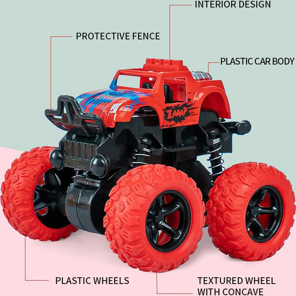 Inertial off-road vehicle toys