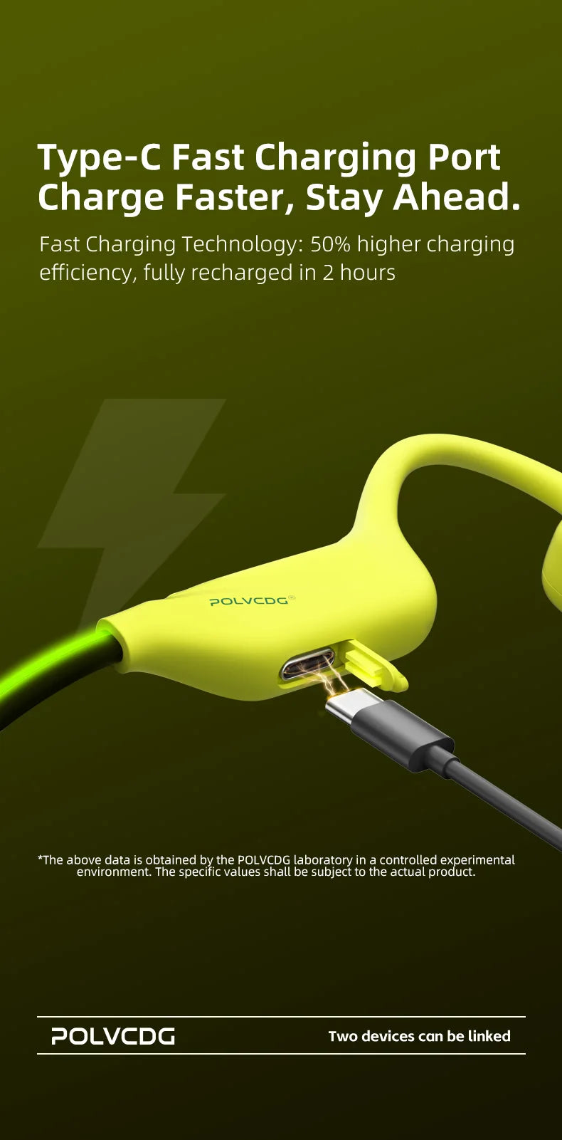 POLVCDG X1pro Bone Conduction Earphones