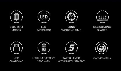 VGR Hair Clipper Professional Hair Trimmer