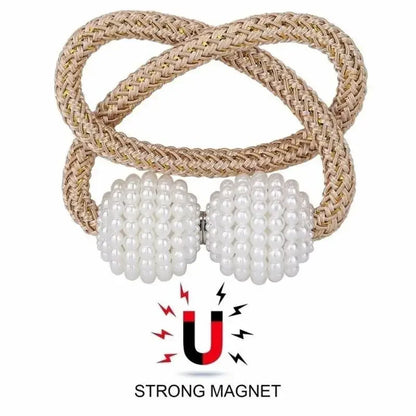 1/2PCS Pearl Magnetic Curtain Clip