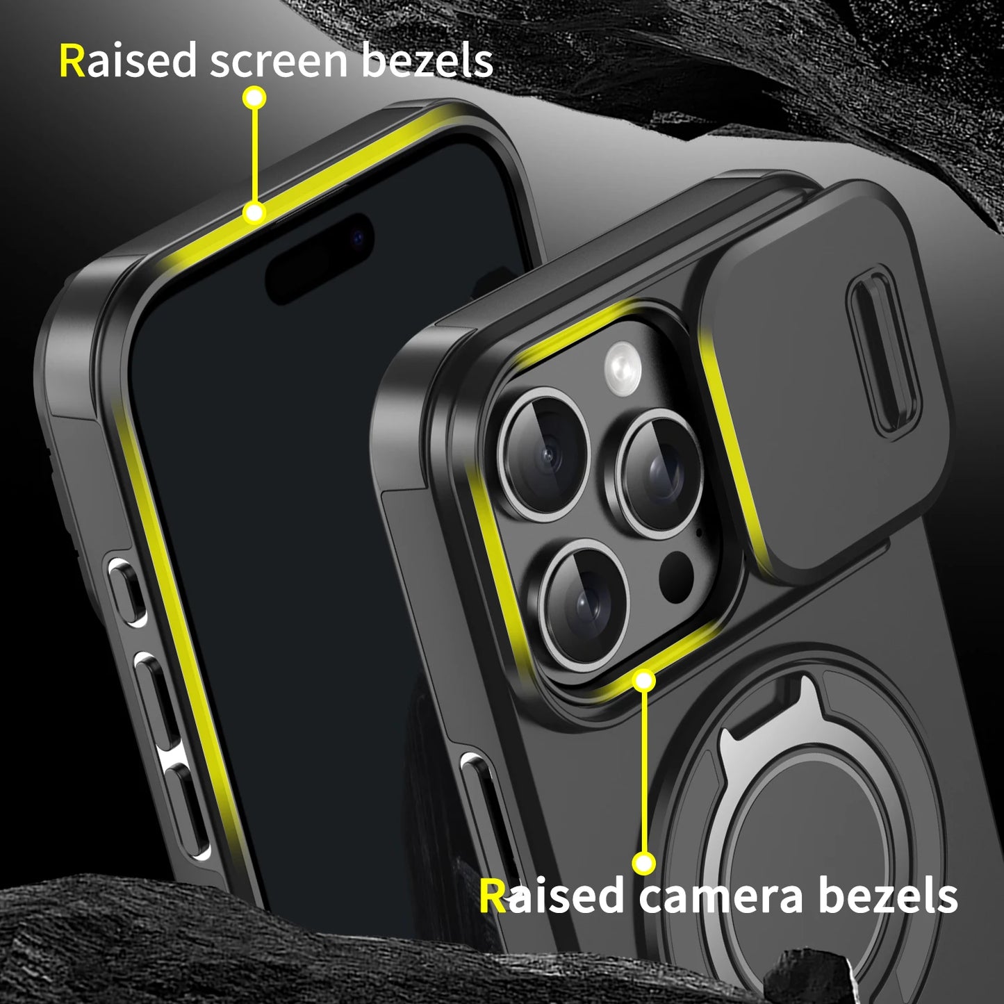 Luxury Magnetic  Armor Case For iPhone