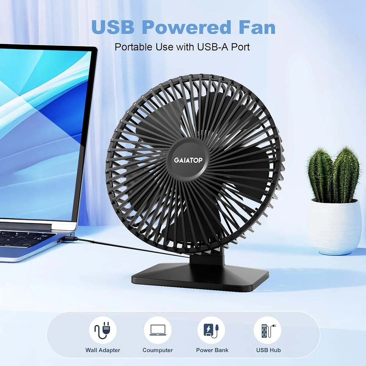 GAIATOP Desk Fan