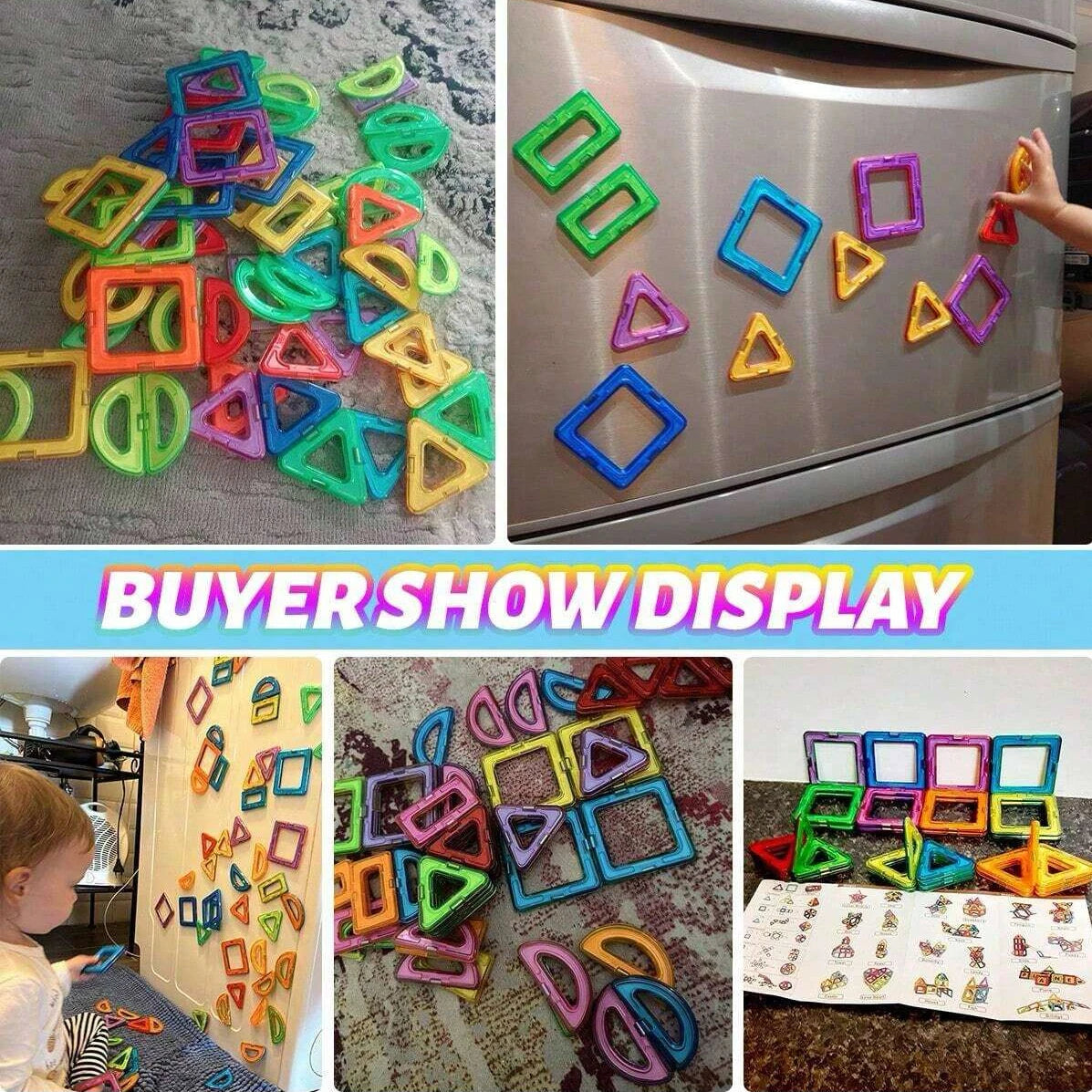 Magnetic Building Blocks DIY Magnets Toys