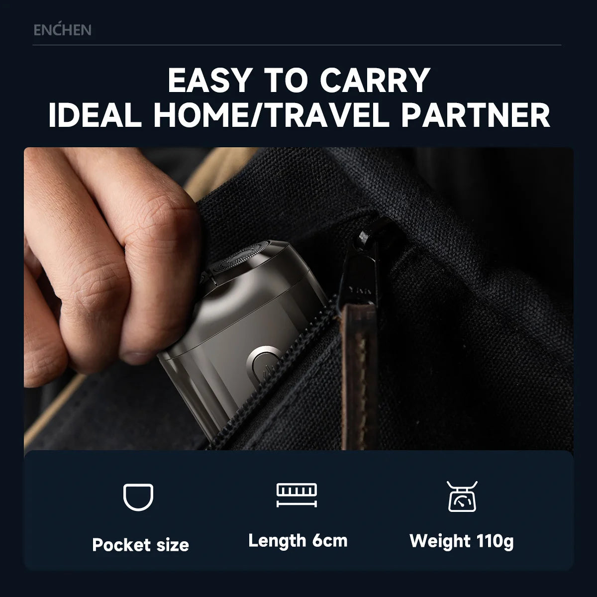 ENCHEN Mini6 2-Direction Flex Heads Electirc Shaver