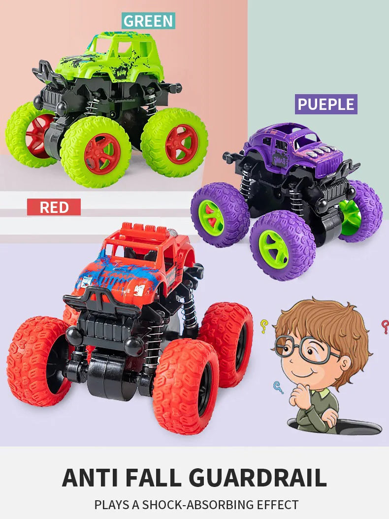 Inertial off-road vehicle toys