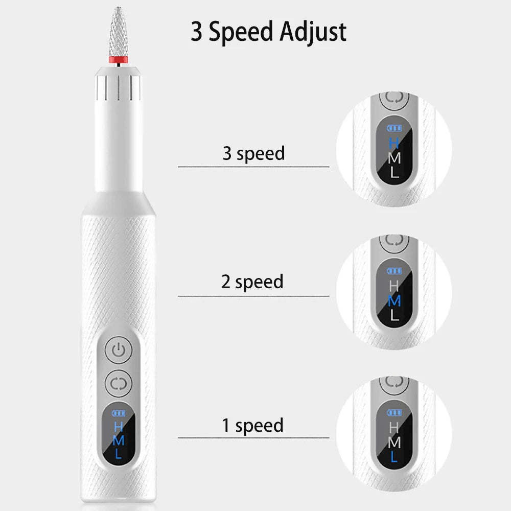 6in1 Wireless Nail Drill