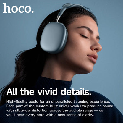 HOCO W65 Plus ANC Noise Reduction Bluetooth Headphones