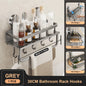 RUITHOE Suction Cup Bathroom Rack